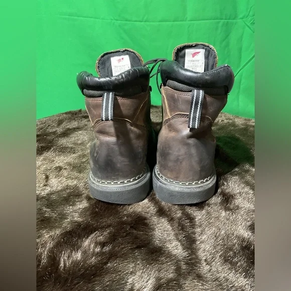 Red Wing 4433 Supersole steel toe work boots sz 12 (JUGXKR) - Picture 2 of 9